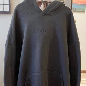 Comfrt Weighted Hoodie (Size S, Steel Grey)